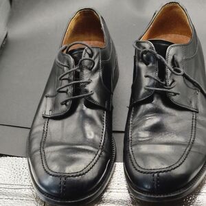 Santo Men’s Black Leather Lace-Up Dress Shoes – Size 9D – Made in Spain – No Box